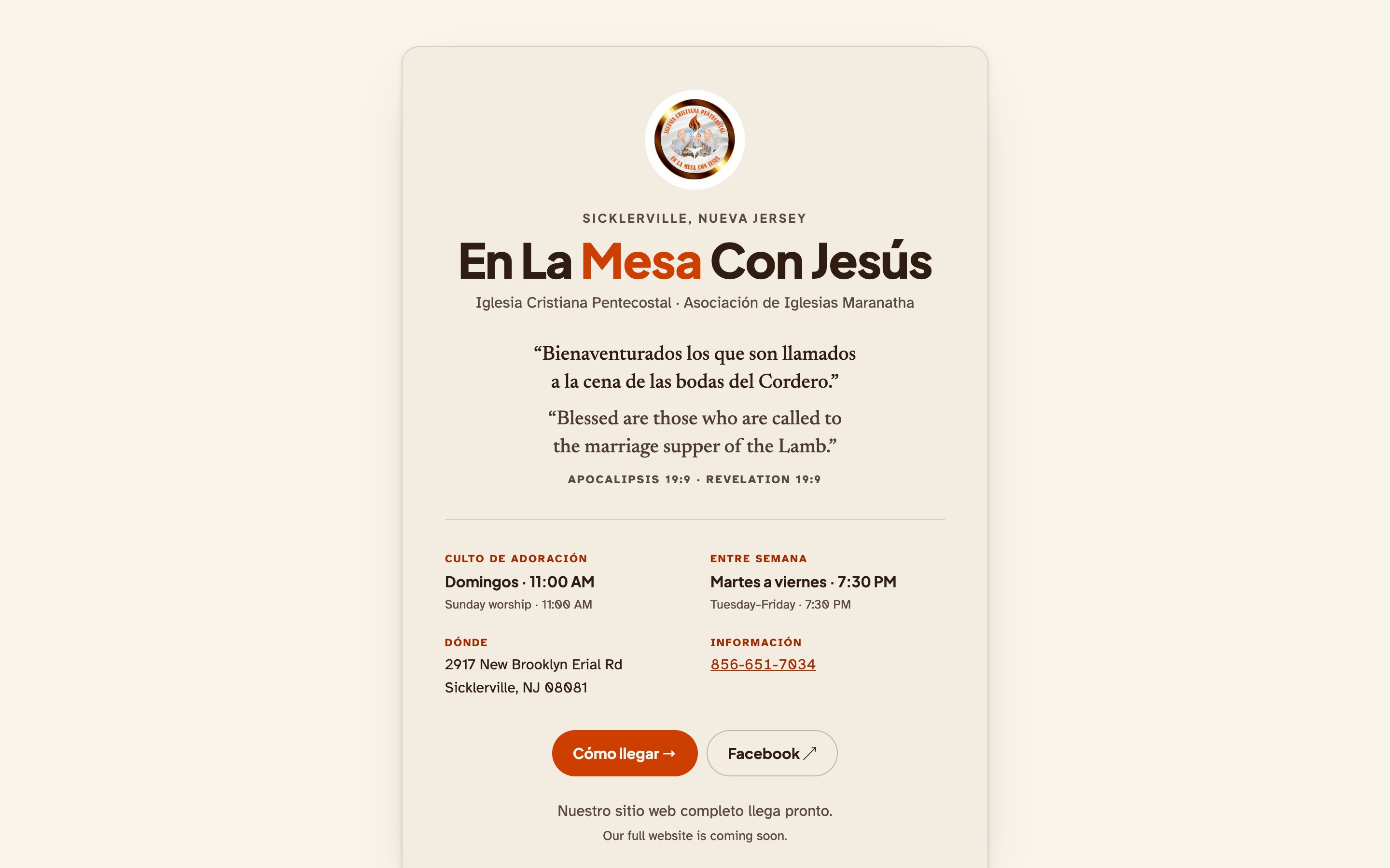 En La Mesa Con Jesús